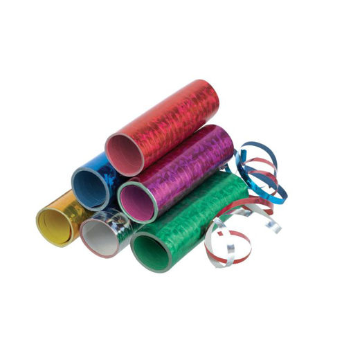 Picture of STREAMER HOLOGRAPHIC ROLL ASSORTED COLOURS